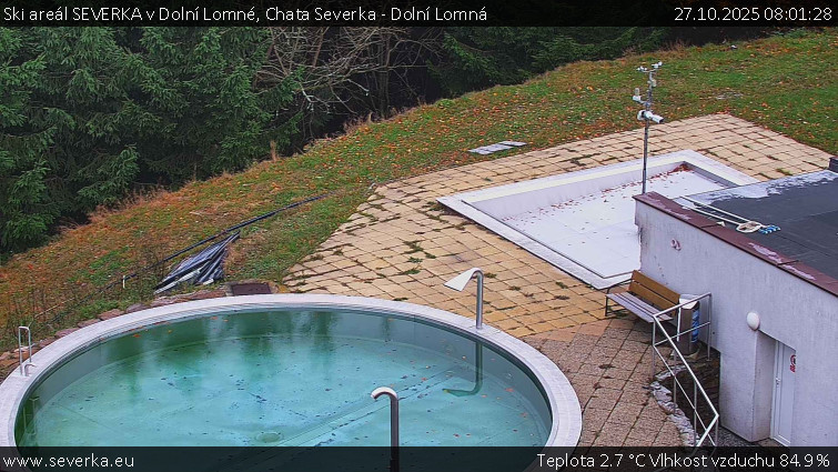 Ski areál SEVERKA v Dolní Lomné - Chata Severka - Dolní Lomná - 27.10.2025 v 08:01 Ski areál SEVERKA v Dolní Lomné - Chata Severka - Dolní Lomná - 27.10.2025 v 08:01