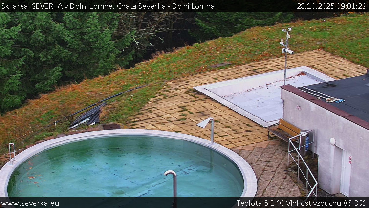 Ski areál SEVERKA v Dolní Lomné - Chata Severka - Dolní Lomná - 28.10.2025 v 09:01 Ski areál SEVERKA v Dolní Lomné - Chata Severka - Dolní Lomná - 28.10.2025 v 09:01