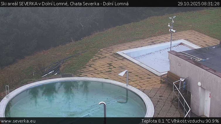Ski areál SEVERKA v Dolní Lomné - Chata Severka - Dolní Lomná - 29.10.2025 v 08:31 Ski areál SEVERKA v Dolní Lomné - Chata Severka - Dolní Lomná - 29.10.2025 v 08:31
