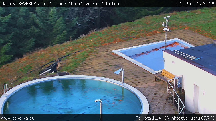 Ski areál SEVERKA v Dolní Lomné - Chata Severka - Dolní Lomná - 1.11.2025 v 07:31 Ski areál SEVERKA v Dolní Lomné - Chata Severka - Dolní Lomná - 1.11.2025 v 07:31