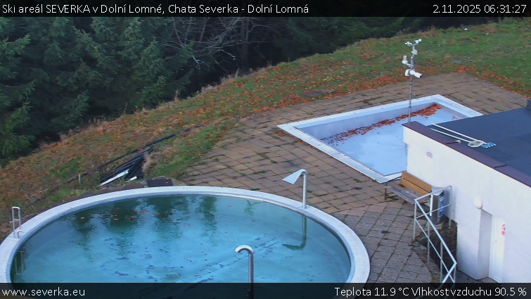 Ski areál SEVERKA v Dolní Lomné - Chata Severka - Dolní Lomná - 2.11.2025 v 06:31 Ski areál SEVERKA v Dolní Lomné - Chata Severka - Dolní Lomná - 2.11.2025 v 06:31