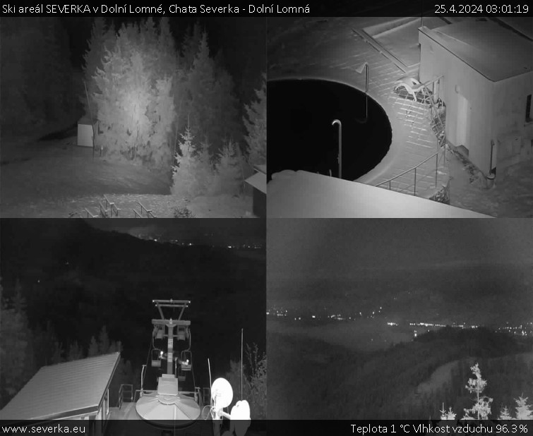 Ski areál SEVERKA v Dolní Lomné - Chata Severka - Dolní Lomná - 25.4.2024 v 03:01