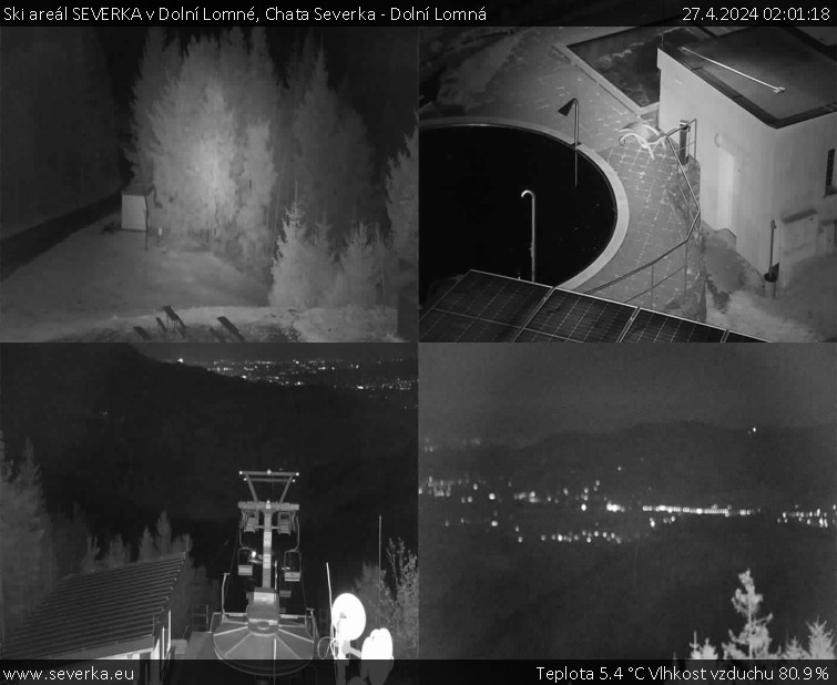 Ski areál SEVERKA v Dolní Lomné - Chata Severka - Dolní Lomná - 27.4.2024 v 02:01