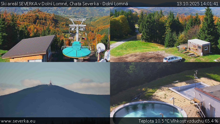 Ski areál SEVERKA v Dolní Lomné - Chata Severka - Dolní Lomná - 13.10.2025 v 14:01 Ski areál SEVERKA v Dolní Lomné - Chata Severka - Dolní Lomná - 13.10.2025 v 14:01