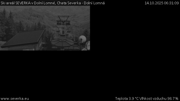 Ski areál SEVERKA v Dolní Lomné - Chata Severka - Dolní Lomná - 14.10.2025 v 06:31 Ski areál SEVERKA v Dolní Lomné - Chata Severka - Dolní Lomná - 14.10.2025 v 06:31