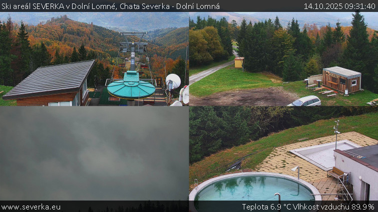 Ski areál SEVERKA v Dolní Lomné - Chata Severka - Dolní Lomná - 14.10.2025 v 09:31 Ski areál SEVERKA v Dolní Lomné - Chata Severka - Dolní Lomná - 14.10.2025 v 09:31