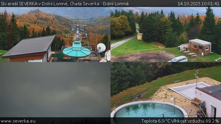Ski areál SEVERKA v Dolní Lomné - Chata Severka - Dolní Lomná - 14.10.2025 v 10:01 Ski areál SEVERKA v Dolní Lomné - Chata Severka - Dolní Lomná - 14.10.2025 v 10:01