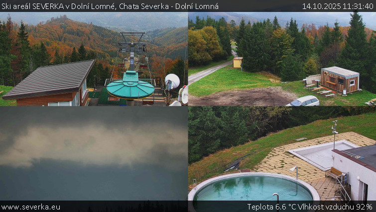 Ski areál SEVERKA v Dolní Lomné - Chata Severka - Dolní Lomná - 14.10.2025 v 11:31 Ski areál SEVERKA v Dolní Lomné - Chata Severka - Dolní Lomná - 14.10.2025 v 11:31