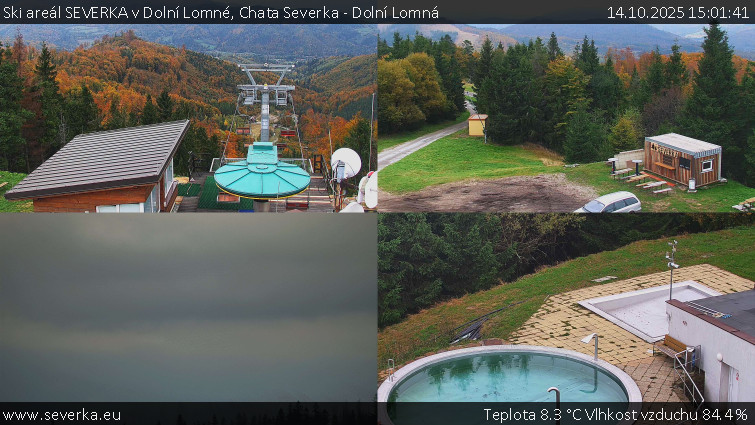Ski areál SEVERKA v Dolní Lomné - Chata Severka - Dolní Lomná - 14.10.2025 v 15:01 Ski areál SEVERKA v Dolní Lomné - Chata Severka - Dolní Lomná - 14.10.2025 v 15:01
