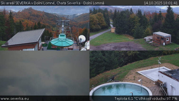 Ski areál SEVERKA v Dolní Lomné - Chata Severka - Dolní Lomná - 14.10.2025 v 18:01 Ski areál SEVERKA v Dolní Lomné - Chata Severka - Dolní Lomná - 14.10.2025 v 18:01