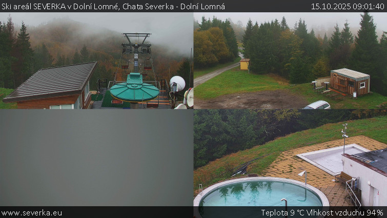 Ski areál SEVERKA v Dolní Lomné - Chata Severka - Dolní Lomná - 15.10.2025 v 09:01 Ski areál SEVERKA v Dolní Lomné - Chata Severka - Dolní Lomná - 15.10.2025 v 09:01
