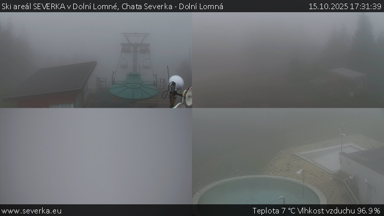 Ski areál SEVERKA v Dolní Lomné - Chata Severka - Dolní Lomná - 15.10.2025 v 17:31 Ski areál SEVERKA v Dolní Lomné - Chata Severka - Dolní Lomná - 15.10.2025 v 17:31
