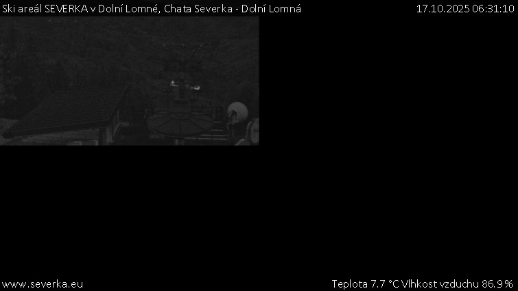 Ski areál SEVERKA v Dolní Lomné - Chata Severka - Dolní Lomná - 17.10.2025 v 06:31 Ski areál SEVERKA v Dolní Lomné - Chata Severka - Dolní Lomná - 17.10.2025 v 06:31