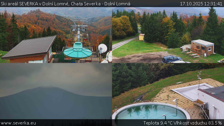 Ski areál SEVERKA v Dolní Lomné - Chata Severka - Dolní Lomná - 17.10.2025 v 12:31 Ski areál SEVERKA v Dolní Lomné - Chata Severka - Dolní Lomná - 17.10.2025 v 12:31