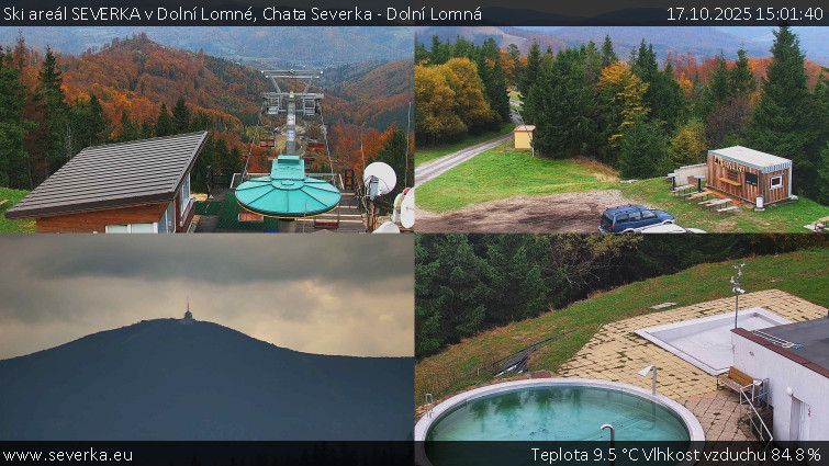 Ski areál SEVERKA v Dolní Lomné - Chata Severka - Dolní Lomná - 17.10.2025 v 15:01 Ski areál SEVERKA v Dolní Lomné - Chata Severka - Dolní Lomná - 17.10.2025 v 15:01