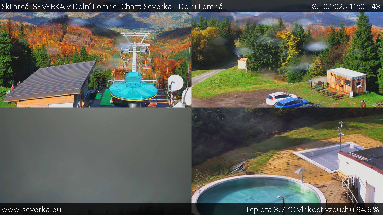 Ski areál SEVERKA v Dolní Lomné - Chata Severka - Dolní Lomná - 18.10.2025 v 12:01 Ski areál SEVERKA v Dolní Lomné - Chata Severka - Dolní Lomná - 18.10.2025 v 12:01
