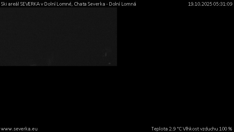 Ski areál SEVERKA v Dolní Lomné - Chata Severka - Dolní Lomná - 19.10.2025 v 05:31 Ski areál SEVERKA v Dolní Lomné - Chata Severka - Dolní Lomná - 19.10.2025 v 05:31