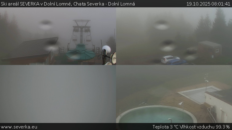 Ski areál SEVERKA v Dolní Lomné - Chata Severka - Dolní Lomná - 19.10.2025 v 08:01 Ski areál SEVERKA v Dolní Lomné - Chata Severka - Dolní Lomná - 19.10.2025 v 08:01