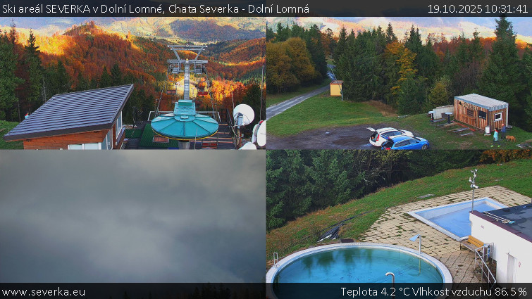 Ski areál SEVERKA v Dolní Lomné - Chata Severka - Dolní Lomná - 19.10.2025 v 10:31 Ski areál SEVERKA v Dolní Lomné - Chata Severka - Dolní Lomná - 19.10.2025 v 10:31