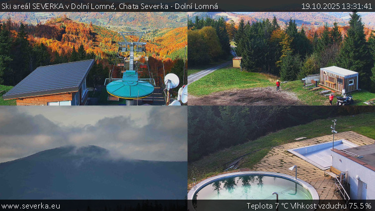 Ski areál SEVERKA v Dolní Lomné - Chata Severka - Dolní Lomná - 19.10.2025 v 13:31 Ski areál SEVERKA v Dolní Lomné - Chata Severka - Dolní Lomná - 19.10.2025 v 13:31