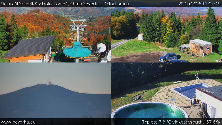 Ski areál SEVERKA v Dolní Lomné - Chata Severka - Dolní Lomná - 20.10.2025 v 11:01 Ski areál SEVERKA v Dolní Lomné - Chata Severka - Dolní Lomná - 20.10.2025 v 11:01