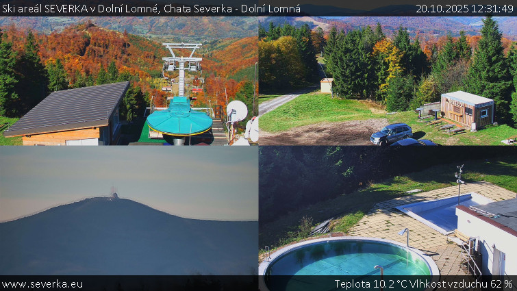 Ski areál SEVERKA v Dolní Lomné - Chata Severka - Dolní Lomná - 20.10.2025 v 12:31 Ski areál SEVERKA v Dolní Lomné - Chata Severka - Dolní Lomná - 20.10.2025 v 12:31