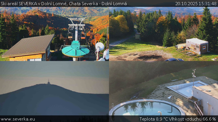 Ski areál SEVERKA v Dolní Lomné - Chata Severka - Dolní Lomná - 20.10.2025 v 15:31 Ski areál SEVERKA v Dolní Lomné - Chata Severka - Dolní Lomná - 20.10.2025 v 15:31