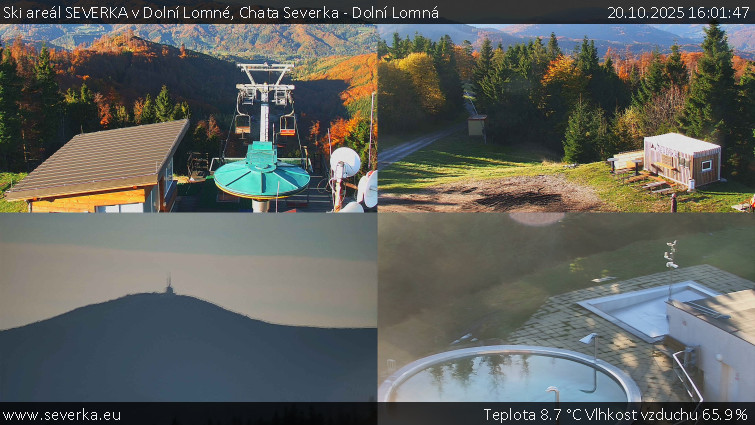 Ski areál SEVERKA v Dolní Lomné - Chata Severka - Dolní Lomná - 20.10.2025 v 16:01 Ski areál SEVERKA v Dolní Lomné - Chata Severka - Dolní Lomná - 20.10.2025 v 16:01