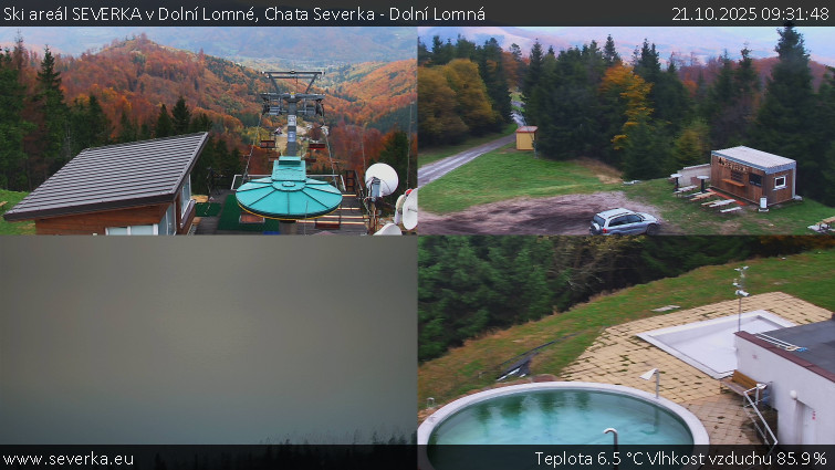 Ski areál SEVERKA v Dolní Lomné - Chata Severka - Dolní Lomná - 21.10.2025 v 09:31 Ski areál SEVERKA v Dolní Lomné - Chata Severka - Dolní Lomná - 21.10.2025 v 09:31