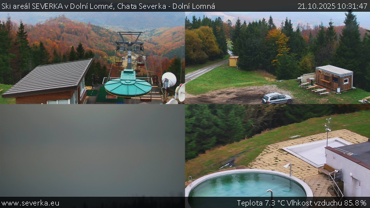 Ski areál SEVERKA v Dolní Lomné - Chata Severka - Dolní Lomná - 21.10.2025 v 10:31 Ski areál SEVERKA v Dolní Lomné - Chata Severka - Dolní Lomná - 21.10.2025 v 10:31