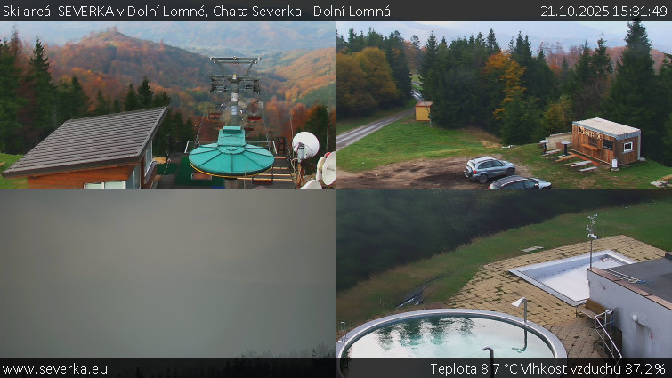 Ski areál SEVERKA v Dolní Lomné - Chata Severka - Dolní Lomná - 21.10.2025 v 15:31 Ski areál SEVERKA v Dolní Lomné - Chata Severka - Dolní Lomná - 21.10.2025 v 15:31