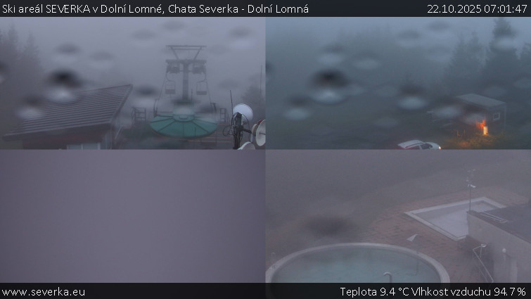 Ski areál SEVERKA v Dolní Lomné - Chata Severka - Dolní Lomná - 22.10.2025 v 07:01 Ski areál SEVERKA v Dolní Lomné - Chata Severka - Dolní Lomná - 22.10.2025 v 07:01