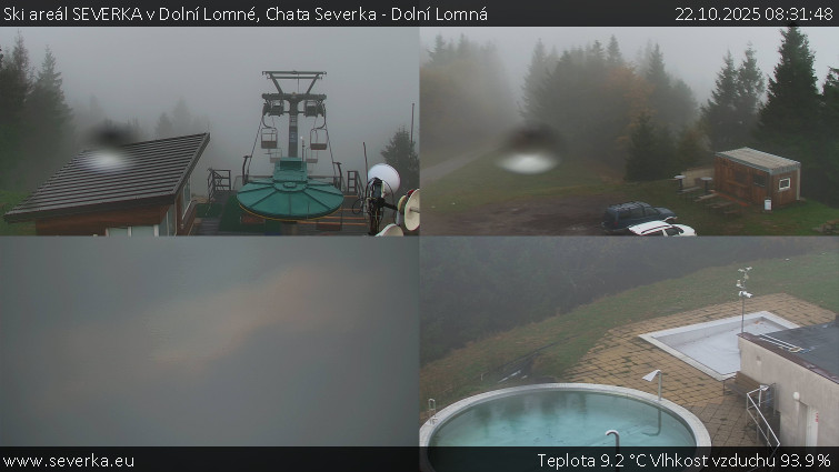 Ski areál SEVERKA v Dolní Lomné - Chata Severka - Dolní Lomná - 22.10.2025 v 08:31 Ski areál SEVERKA v Dolní Lomné - Chata Severka - Dolní Lomná - 22.10.2025 v 08:31