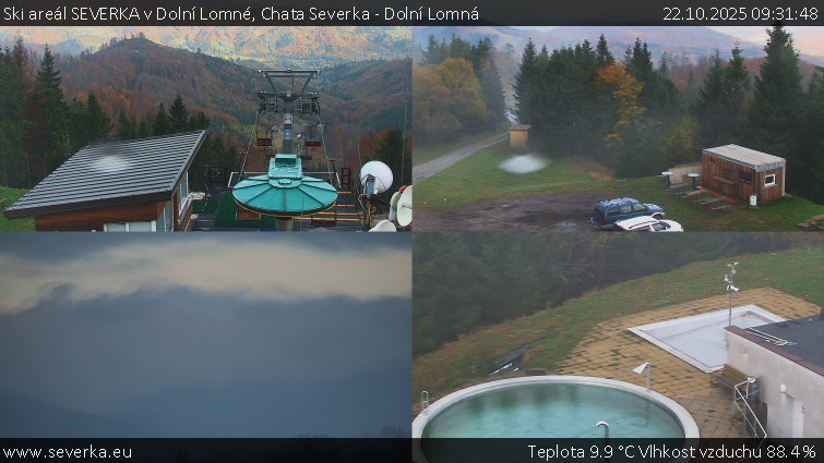 Ski areál SEVERKA v Dolní Lomné - Chata Severka - Dolní Lomná - 22.10.2025 v 09:31 Ski areál SEVERKA v Dolní Lomné - Chata Severka - Dolní Lomná - 22.10.2025 v 09:31