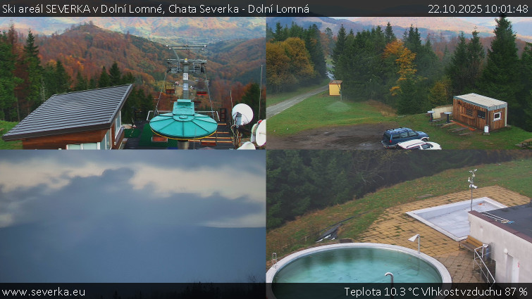 Ski areál SEVERKA v Dolní Lomné - Chata Severka - Dolní Lomná - 22.10.2025 v 10:01 Ski areál SEVERKA v Dolní Lomné - Chata Severka - Dolní Lomná - 22.10.2025 v 10:01