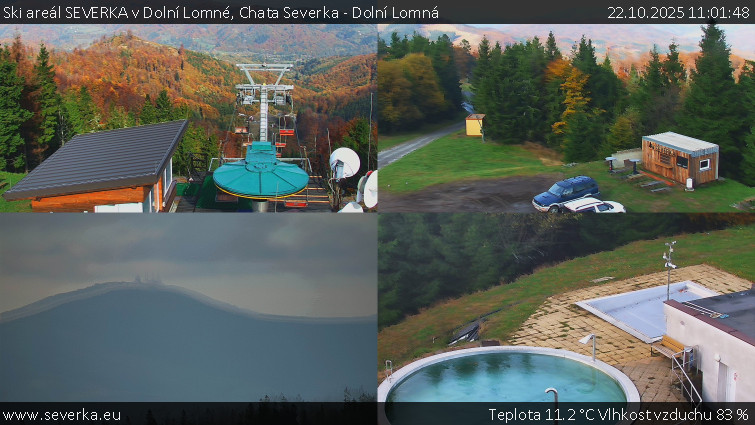 Ski areál SEVERKA v Dolní Lomné - Chata Severka - Dolní Lomná - 22.10.2025 v 11:01 Ski areál SEVERKA v Dolní Lomné - Chata Severka - Dolní Lomná - 22.10.2025 v 11:01