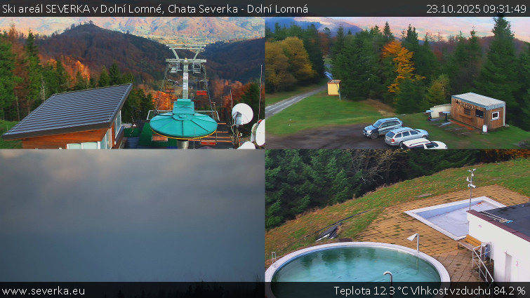 Ski areál SEVERKA v Dolní Lomné - Chata Severka - Dolní Lomná - 23.10.2025 v 09:31 Ski areál SEVERKA v Dolní Lomné - Chata Severka - Dolní Lomná - 23.10.2025 v 09:31
