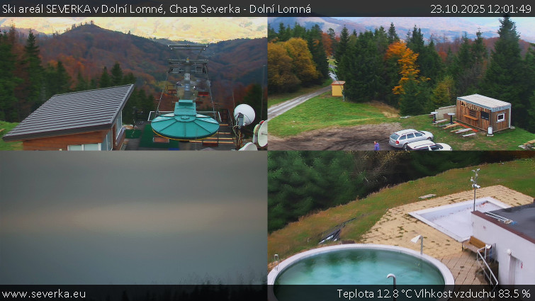 Ski areál SEVERKA v Dolní Lomné - Chata Severka - Dolní Lomná - 23.10.2025 v 12:01 Ski areál SEVERKA v Dolní Lomné - Chata Severka - Dolní Lomná - 23.10.2025 v 12:01