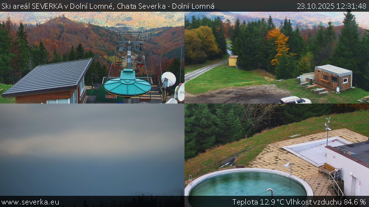 Ski areál SEVERKA v Dolní Lomné - Chata Severka - Dolní Lomná - 23.10.2025 v 12:31 Ski areál SEVERKA v Dolní Lomné - Chata Severka - Dolní Lomná - 23.10.2025 v 12:31