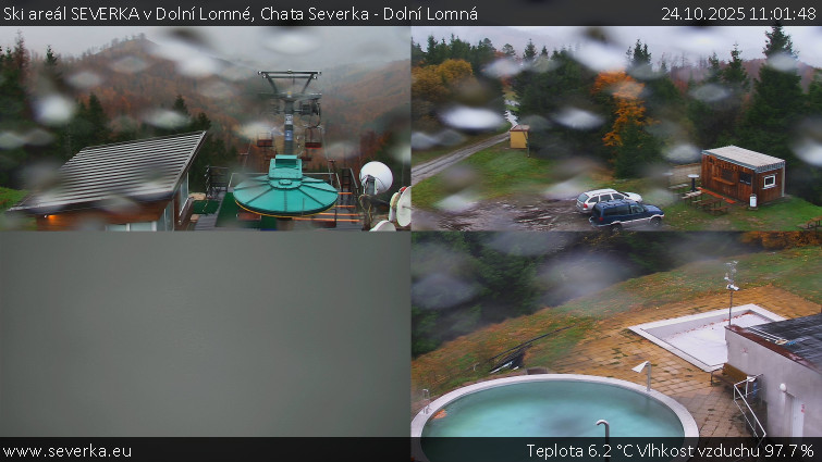 Ski areál SEVERKA v Dolní Lomné - Chata Severka - Dolní Lomná - 24.10.2025 v 11:01 Ski areál SEVERKA v Dolní Lomné - Chata Severka - Dolní Lomná - 24.10.2025 v 11:01