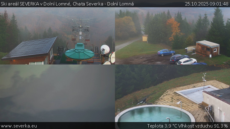 Ski areál SEVERKA v Dolní Lomné - Chata Severka - Dolní Lomná - 25.10.2025 v 09:01 Ski areál SEVERKA v Dolní Lomné - Chata Severka - Dolní Lomná - 25.10.2025 v 09:01