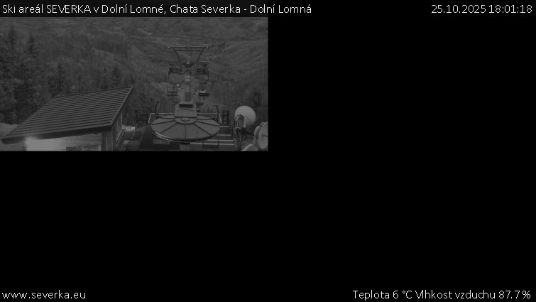 Ski areál SEVERKA v Dolní Lomné - Chata Severka - Dolní Lomná - 25.10.2025 v 18:01 Ski areál SEVERKA v Dolní Lomné - Chata Severka - Dolní Lomná - 25.10.2025 v 18:01
