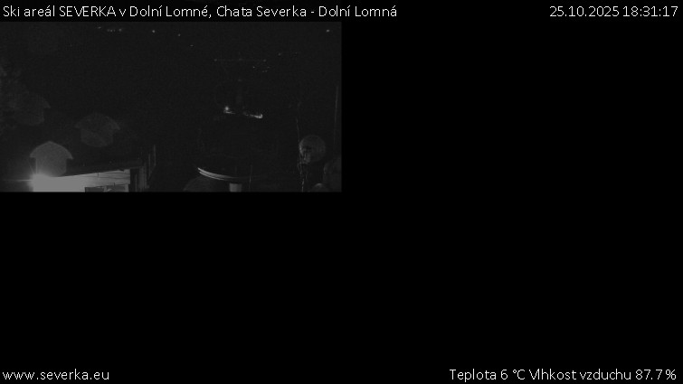 Ski areál SEVERKA v Dolní Lomné - Chata Severka - Dolní Lomná - 25.10.2025 v 18:31 Ski areál SEVERKA v Dolní Lomné - Chata Severka - Dolní Lomná - 25.10.2025 v 18:31