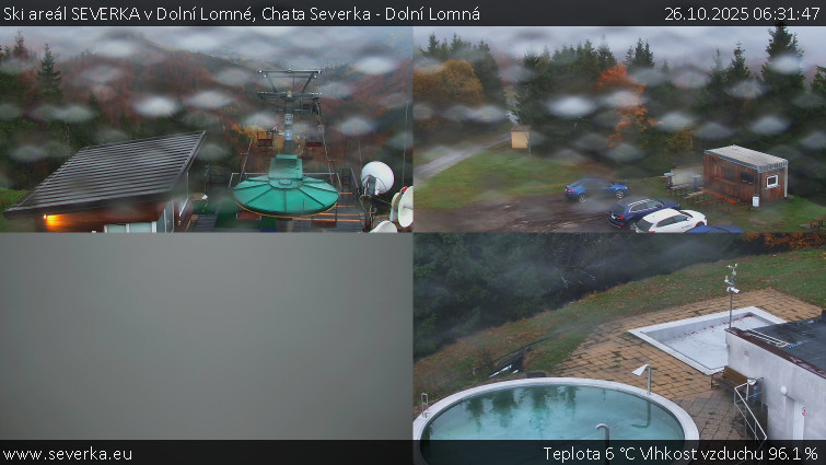 Ski areál SEVERKA v Dolní Lomné - Chata Severka - Dolní Lomná - 26.10.2025 v 06:31 Ski areál SEVERKA v Dolní Lomné - Chata Severka - Dolní Lomná - 26.10.2025 v 06:31