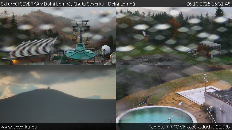 Ski areál SEVERKA v Dolní Lomné - Chata Severka - Dolní Lomná - 26.10.2025 v 15:31 Ski areál SEVERKA v Dolní Lomné - Chata Severka - Dolní Lomná - 26.10.2025 v 15:31