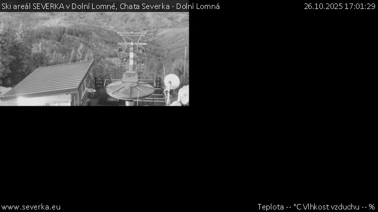 Ski areál SEVERKA v Dolní Lomné - Chata Severka - Dolní Lomná - 26.10.2025 v 17:01 Ski areál SEVERKA v Dolní Lomné - Chata Severka - Dolní Lomná - 26.10.2025 v 17:01