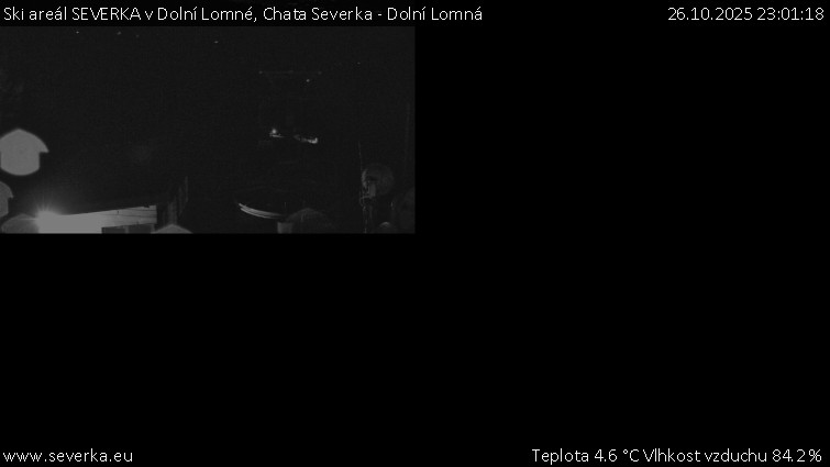 Ski areál SEVERKA v Dolní Lomné - Chata Severka - Dolní Lomná - 26.10.2025 v 23:01 Ski areál SEVERKA v Dolní Lomné - Chata Severka - Dolní Lomná - 26.10.2025 v 23:01