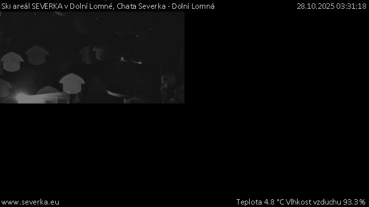 Ski areál SEVERKA v Dolní Lomné - Chata Severka - Dolní Lomná - 28.10.2025 v 03:31 Ski areál SEVERKA v Dolní Lomné - Chata Severka - Dolní Lomná - 28.10.2025 v 03:31