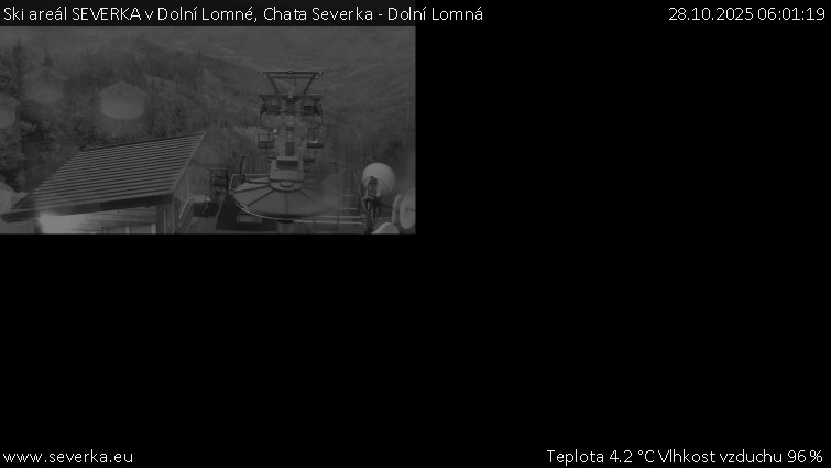 Ski areál SEVERKA v Dolní Lomné - Chata Severka - Dolní Lomná - 28.10.2025 v 06:01 Ski areál SEVERKA v Dolní Lomné - Chata Severka - Dolní Lomná - 28.10.2025 v 06:01