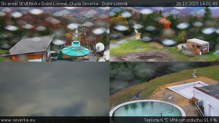 Ski areál SEVERKA v Dolní Lomné - Chata Severka - Dolní Lomná - 28.10.2025 v 14:01 Ski areál SEVERKA v Dolní Lomné - Chata Severka - Dolní Lomná - 28.10.2025 v 14:01